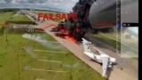 Russia - Ukraine Security Service (SBU) video of Operation Spiderweb drone attack on Russian aircraft at air bases - screen grab 2