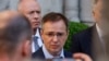 FILE PHOTO: Vladimir Medinsky, head of the Russian delegation in Istanbul for potential peace talks with Ukraine, speaks to the media, in Istanbul